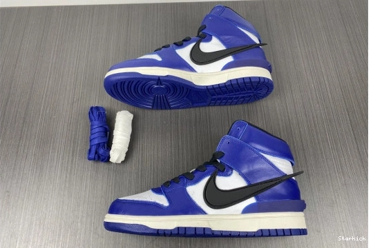 Nike High CU7544-400 Deep Royal Dunk AMBUSH 1224